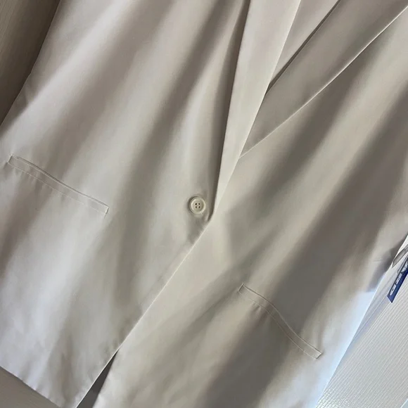 Peter Nygard Sz 14 Sleeveless Blazer Vest slit back & still stitched pockets! - Picture 4 of 13